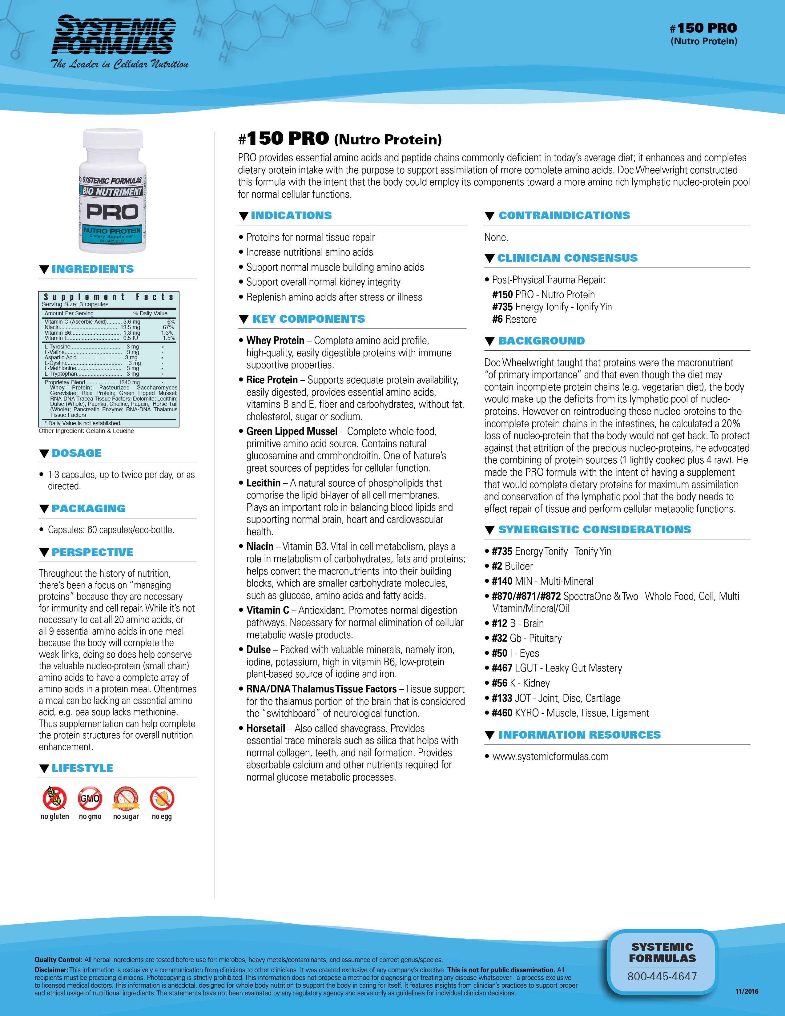 #150 PRO (Nutro Protein)