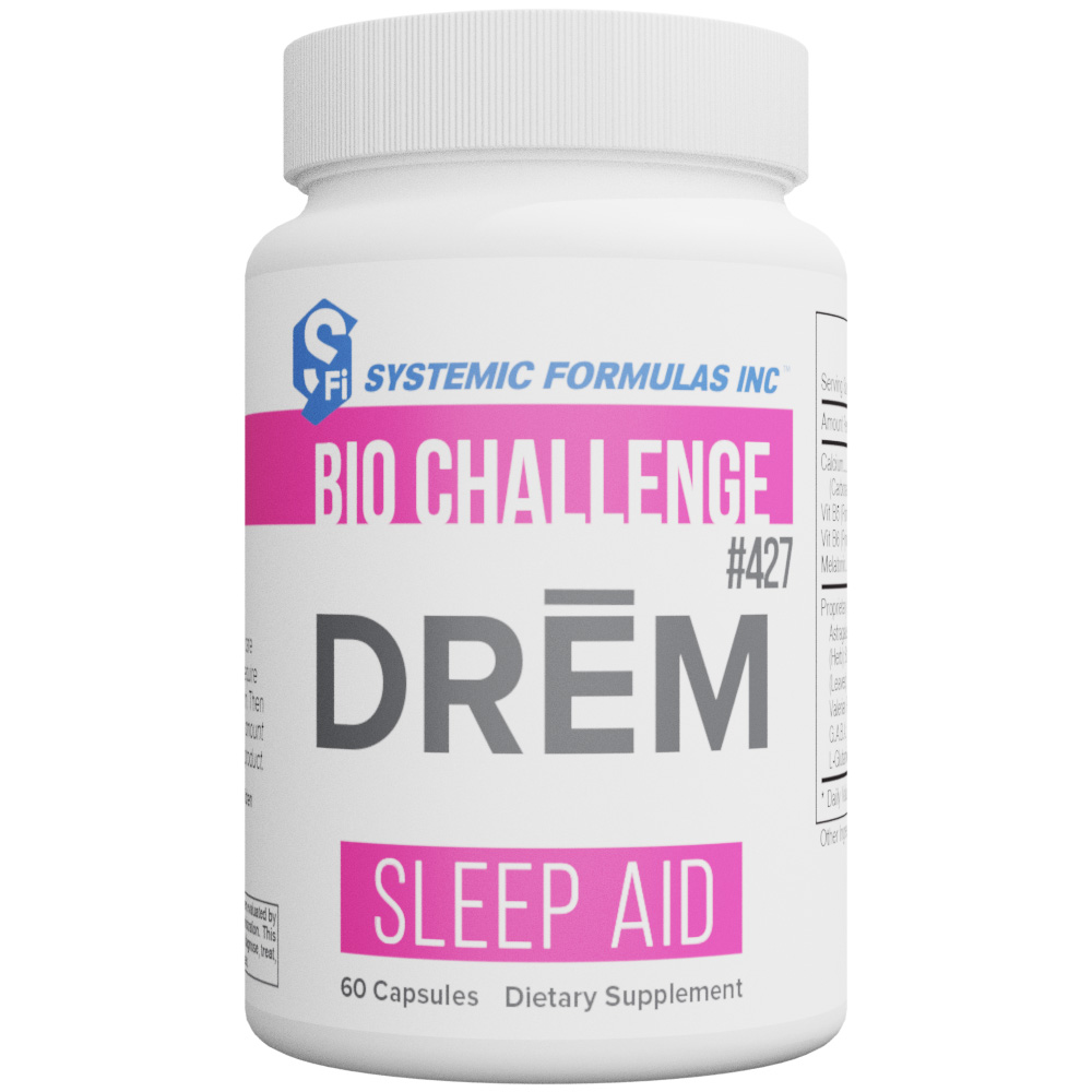 00427-DREM-Sleep-Support-Bio-Challenge-Gluten-Free-Non-GMO-Sugar-Free-No-Dairy-No-Egg 427 DREM