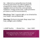 Ga - Adrenal label info - G/25A