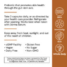 Derma µBiomic - info panel